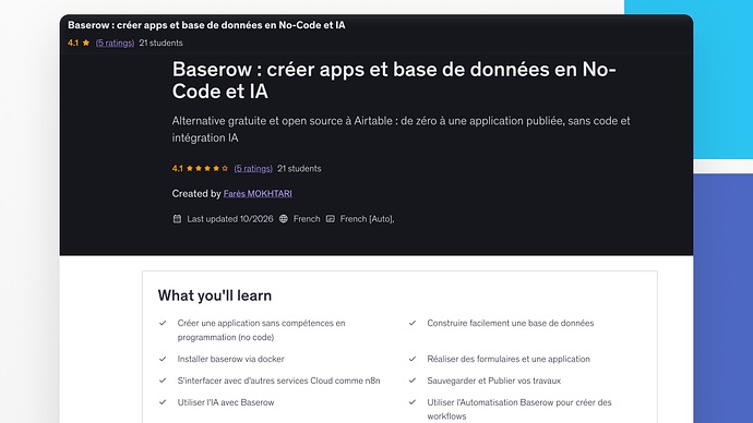 udemy course