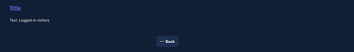 Application preview after logging in