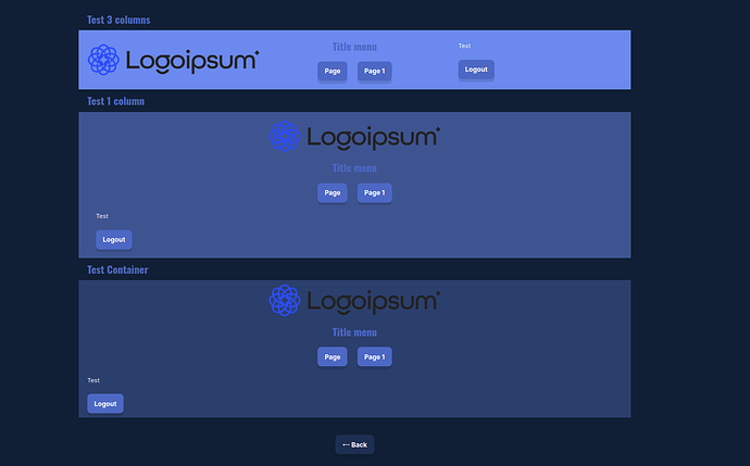 Application preview after logging in